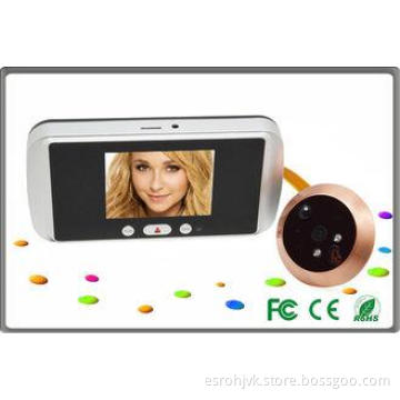 residential intercom systems LCD digital peephole door view